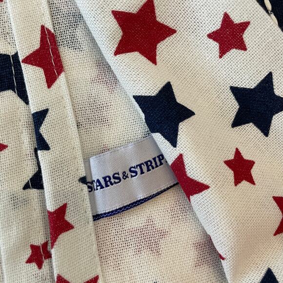 STARS & STRIPES Set of 3 USA Pom Pom 100% Cotton Kitchen Tea Towels 20x28 NEW - Picture 11 of 12